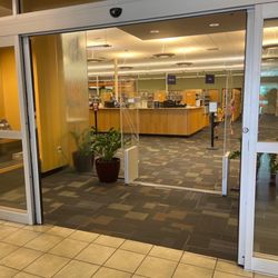 Carrollton Public Library at Hebron and Josey - The entrance into the library