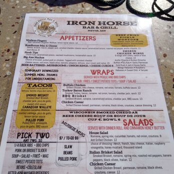 Iron Horse Bar & Grill - Bars Near Me - Nevis, Minnesota Iron Horse Bar & Grill - Bars Near Me - Nevis, Minnesota