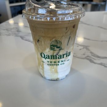 Qamaria Coffee - Iced Qamaria Latte - Coffee & Tea Near Me - Fullerton, California