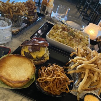 Little Bad Wolf - Wolf burger triple meat. with the onions on side. Mac & Cheese Entree as well. Trust me GET THE MAC AND CHEESE! - American Near Me - Chicago, Illinois Little Bad Wolf - Wolf burger triple meat. with the onions on side. Mac & Cheese Entree as well. Trust me GET THE MAC AND CHEESE! - American Near Me - Chicago, Illinois