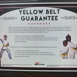 Championship Martial Arts - CMA Yellow Belt