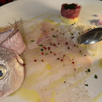 Il Tempio di Iside - Fish and Squid Carpaccio & Tuna Tartare - Mediterranean Near Me - Rome, RM