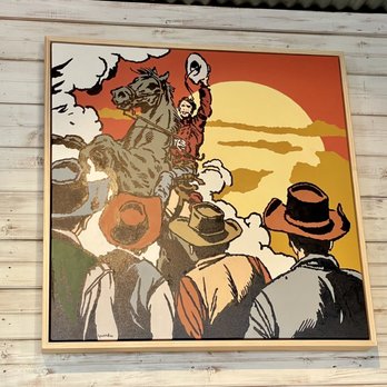 Teskey's General Store & Grill - Art work displayed in cafe, one of many paintings in there. - American Near Me - Weatherford, Texas Teskey's General Store & Grill - Art work displayed in cafe, one of many paintings in there. - American Near Me - Weatherford, Texas