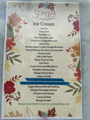 Menu photo 6 Scoops La Jolla, CA