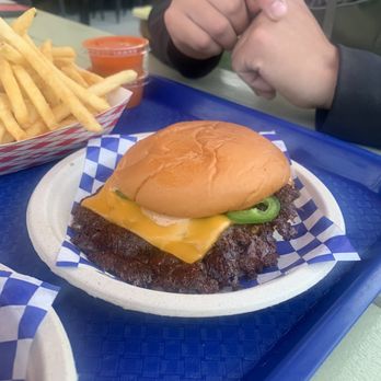 Smash'd Burgers - Jalepeño Smash burger (very flat) - Burgers Near Me - Oceanside, California Smash'd Burgers - Jalepeño Smash burger (very flat) - Burgers Near Me - Oceanside, California