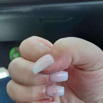 ProTop Nails - Ombre natural nails with a very light heart design. - Nail Salons Near Me - Roseville, California ProTop Nails - Ombre natural nails with a very light heart design. - Nail Salons Near Me - Roseville, California