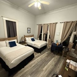 Hotel San Ramon - Room #5 - cute, even elegant when all curtains are opened!