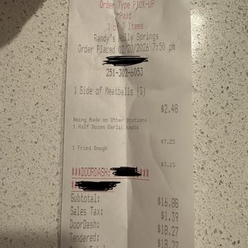 Randy's Pizza - Receipt - Pizza Near Me - Holly Springs, North Carolina Randy's Pizza - Receipt - Pizza Near Me - Holly Springs, North Carolina
