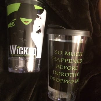 Wicked - Love the souvenir cups. They'll put any drink you want in them ! - Performing Arts Near Me - New York, New York