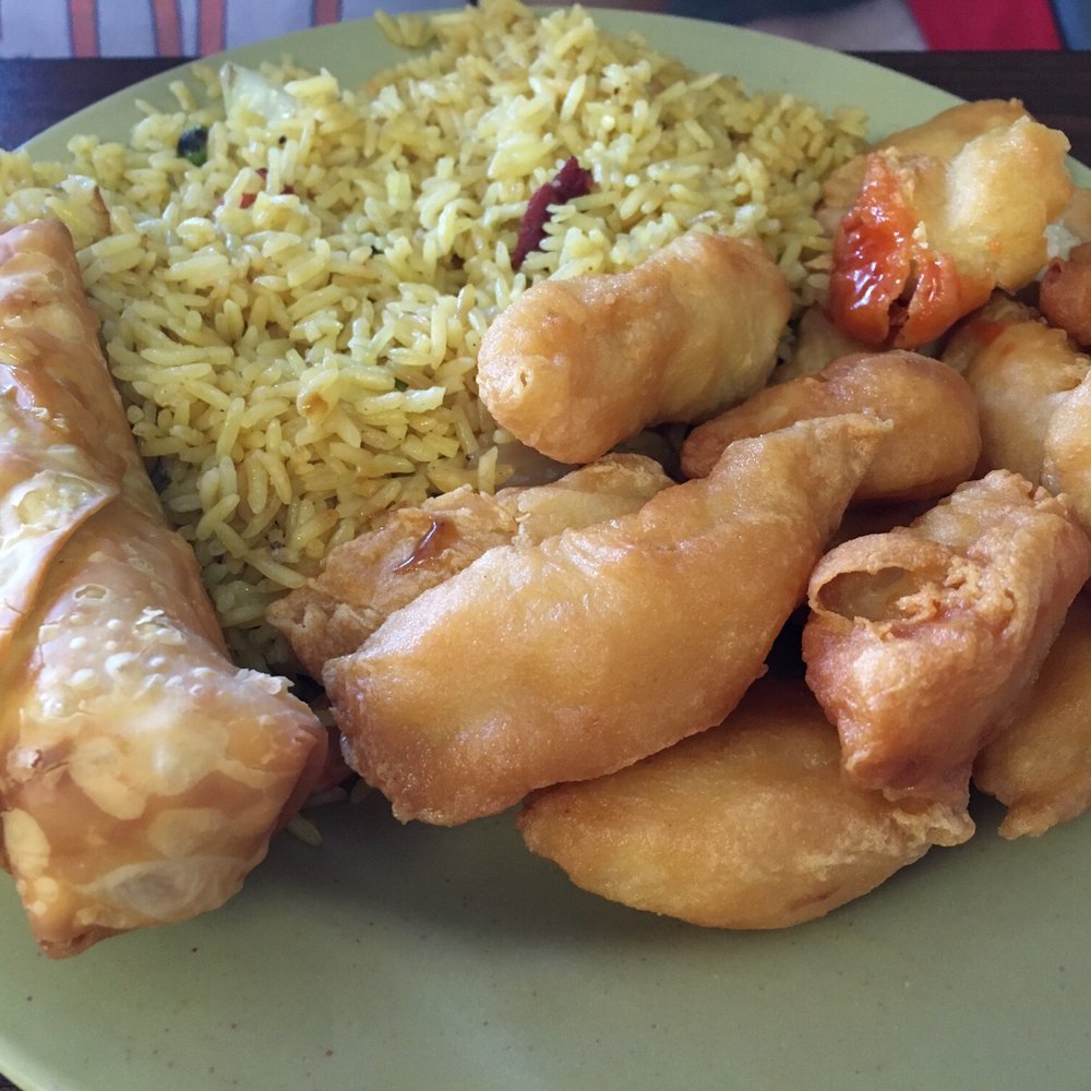 Sun Hing Chinese Restaurant - Sweet & sour chicken (they also offer pork) with fried rice and an egg roll. - Chinese Near Me - Lancaster, Pennsylvania Sun Hing Chinese Restaurant - Sweet & sour chicken (they also offer pork) with fried rice and an egg roll. - Chinese Near Me - Lancaster, Pennsylvania