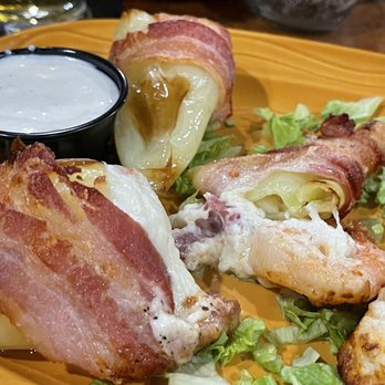 Western View Steakhouse - Sweet yellow peppers stuffed with shrimp and cheese and wrappe in bacon - Steakhouses Near Me - Williams, Arizona