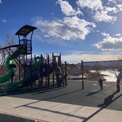 Writer's Vista Park - A winter afternoon at Writer's Park.
