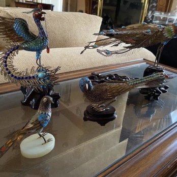 AESWON Estate Sales - Silver enamel birds. GONE!!! - Estate Liquidation Near Me - Los Angeles, California