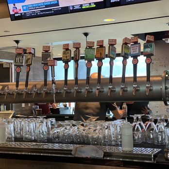 Great Divide Brewhouse and Kitchen - Selection of taps. - Brewpubs Near Me - Denver, Colorado