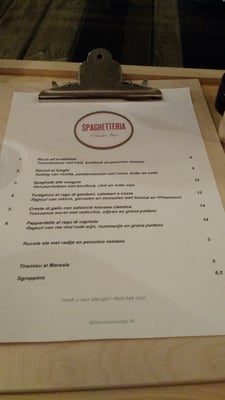 Menu photo 2 Spaghetteria Utrecht, UT