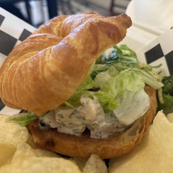 Java Moon - Tarragon Chicken on Croissant was my jam...they had me at tarragon one of my go-to dishes to create at home but different bread - Coffee & Tea Near Me - Sheridan, Wyoming