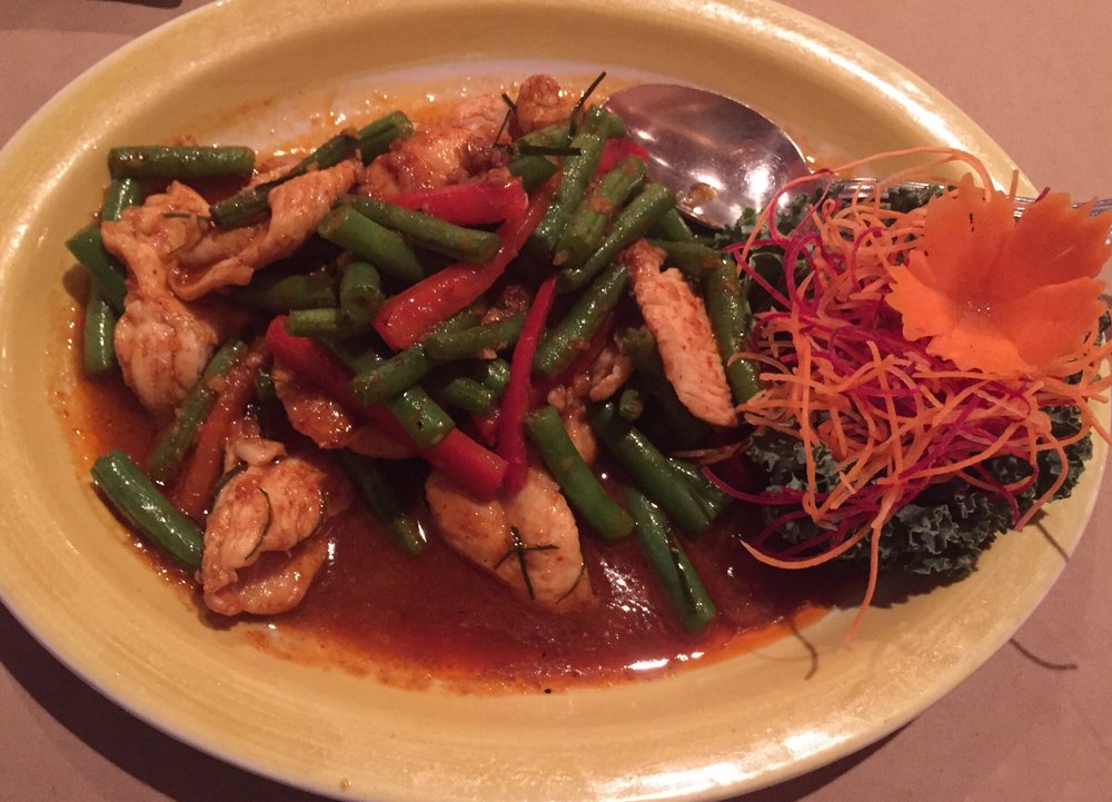 Order Pad Prik Khing food online from Thai Thai Cuisine store, Old Bridge on bringmethat.com