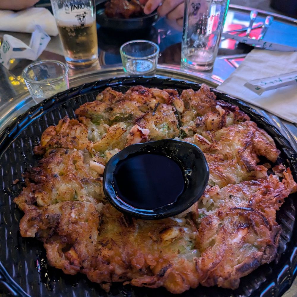 Soju Blues - Seafood pancake - Korean Near Me - Houston, Texas