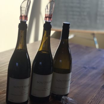 Southard - three bottles of wine on a table - Wine Tasting Room Near Me - Yakima, Washington Southard - three bottles of wine on a table - Wine Tasting Room Near Me - Yakima, Washington