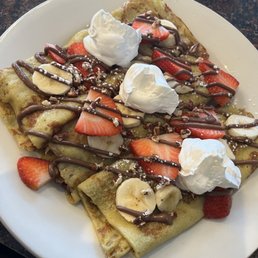 Nutella Fruit Crepe Nutella Fruit Crepe