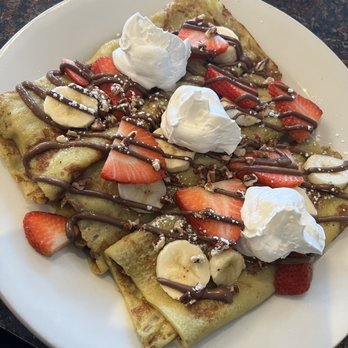 Two Partners Family Restaurant - Nutella Fruit Crepe - Breakfast & Brunch Near Me - Plano, Illinois