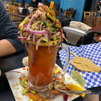 Cocos Mariscos & Bar Snohomish - a bloody drink - Karaoke Near Me - Snohomish, Washington