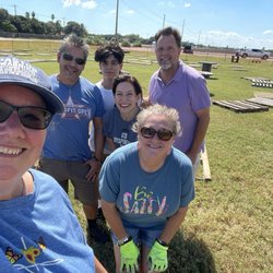 First United Methodist Church - Prepping for pumpkin patch