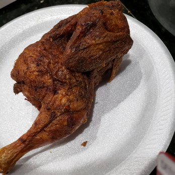 Church's Chicken - a piece of chicken on a paper plate - Fast Food Near Me - Tucson, Arizona
