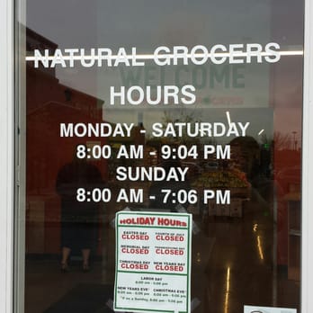 Natural Grocers - Yes. Those are the hours !! - Organic Stores Near Me - Salt Lake City, Utah Natural Grocers - Yes. Those are the hours !! - Organic Stores Near Me - Salt Lake City, Utah