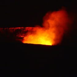 Volcano Places - Kilauea at night! Just down the road!