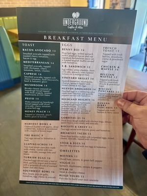 Menu photo 2 Underground Coffee and Ales New Paltz, NY Menu photo 2 Underground Coffee and Ales New Paltz, NY