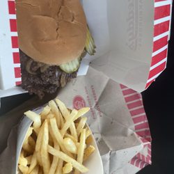 Freddy's Frozen Custard & Steakburgers - Freddy's double and fries