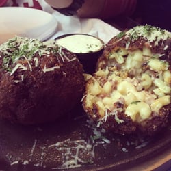Happy Valley Sports Bar - Fried bacon Mac and cheese balls