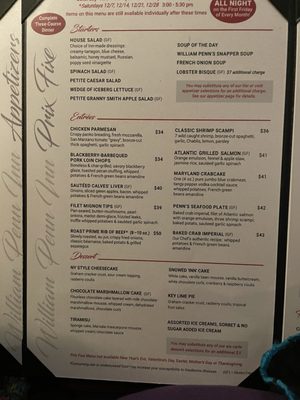 Menu photo 3 William Penn Inn Gwynedd, PA Menu photo 3 William Penn Inn Gwynedd, PA