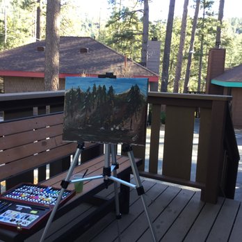 Idyllwild Inn - Painting from my deck - Hotels Near Me - Idyllwild, California Idyllwild Inn - Painting from my deck - Hotels Near Me - Idyllwild, California
