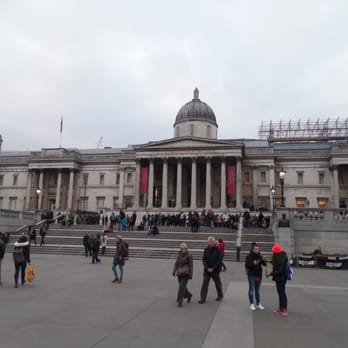 Trafalgar Square - The National Gallery - Landmarks & Historical Buildings Near Me - London, XGL