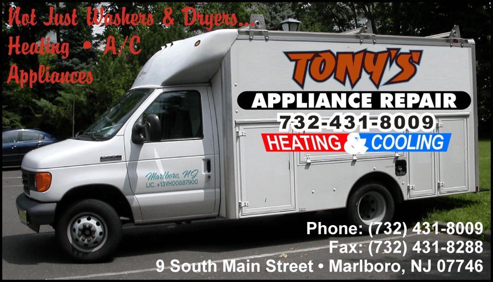 TONY’S APPLIANCE REPAIR Updated September 2024 9 S Main St