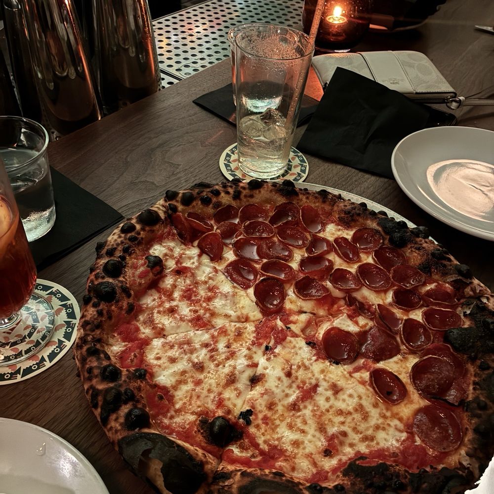 ViceVersa Miami - Half cheese and half pepperoni - Cocktail Bars Near Me - Miami, Florida ViceVersa Miami - Half cheese and half pepperoni - Cocktail Bars Near Me - Miami, Florida