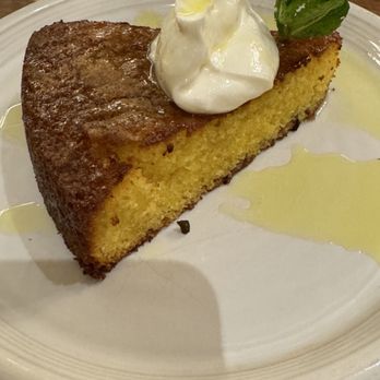 Zohara - Olive Oil Polenta Cake - Mediterranean Near Me - West Hartford, Connecticut Zohara - Olive Oil Polenta Cake - Mediterranean Near Me - West Hartford, Connecticut