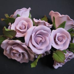 Gum Paste Flower Store - Rose Bunch/Bouquet Spray