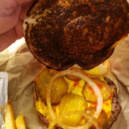 Looks burned...tasted burned. Burger King in Copperas Cove, TX is consistently bad. Looks burned...tasted burned. Burger King in Copperas Cove, TX is consistently bad.