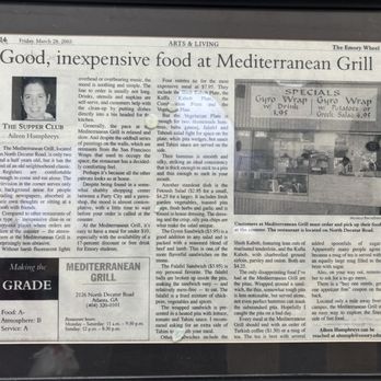Mediterranean Grill - Greek Near Me - Decatur, Georgia