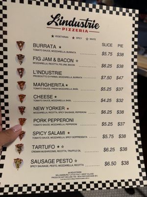 Menu photo 1 L'industrie Pizzeria Brooklyn, NY Menu photo 1 L'industrie Pizzeria Brooklyn, NY