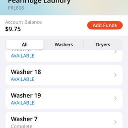 2025 Speed Queen App - shows the availability of washers and dryers. 2025 Speed Queen App - shows the availability of washers and dryers.