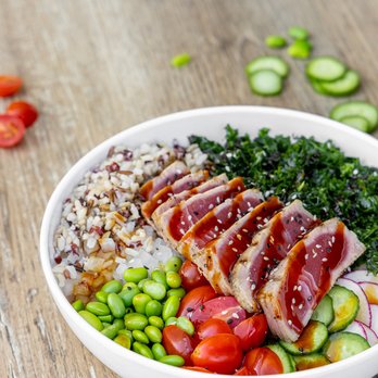 Urbane Cafe - Seared Ahi Tuna Bowl - Sandwiches Near Me - Los Angeles, California Urbane Cafe - Seared Ahi Tuna Bowl - Sandwiches Near Me - Los Angeles, California