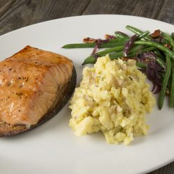 J. Gilbert's Wood-Fired Steaks & Seafood - Maple Plank Salmon