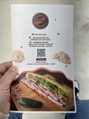 Menu photo 5 Paris Banh Mi Kansas City, MO