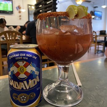 Cuscatlan Comida Salvadoreña - Michelada con una Hondureña! - Salvadoran Near Me - Escondido, California