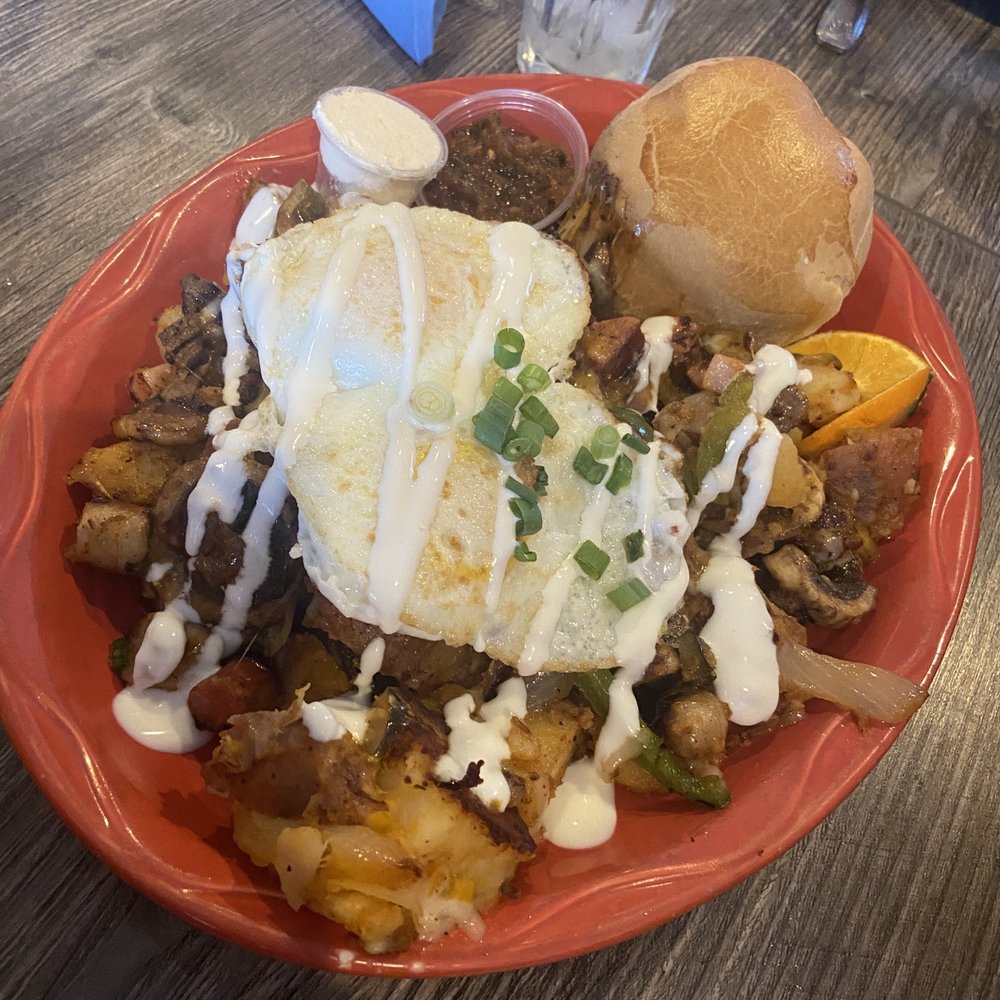 Mimosas Gourmet - Durango Dr - Meat Lovers Skillet - Breakfast & Brunch Near Me - Las Vegas, Nevada Mimosas Gourmet - Durango Dr - Meat Lovers Skillet - Breakfast & Brunch Near Me - Las Vegas, Nevada