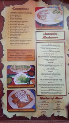 Menu photo 3 Restaurant Mexico Garibaldi Providence, RI
